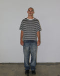 Gentle Tee - Grey Stripe