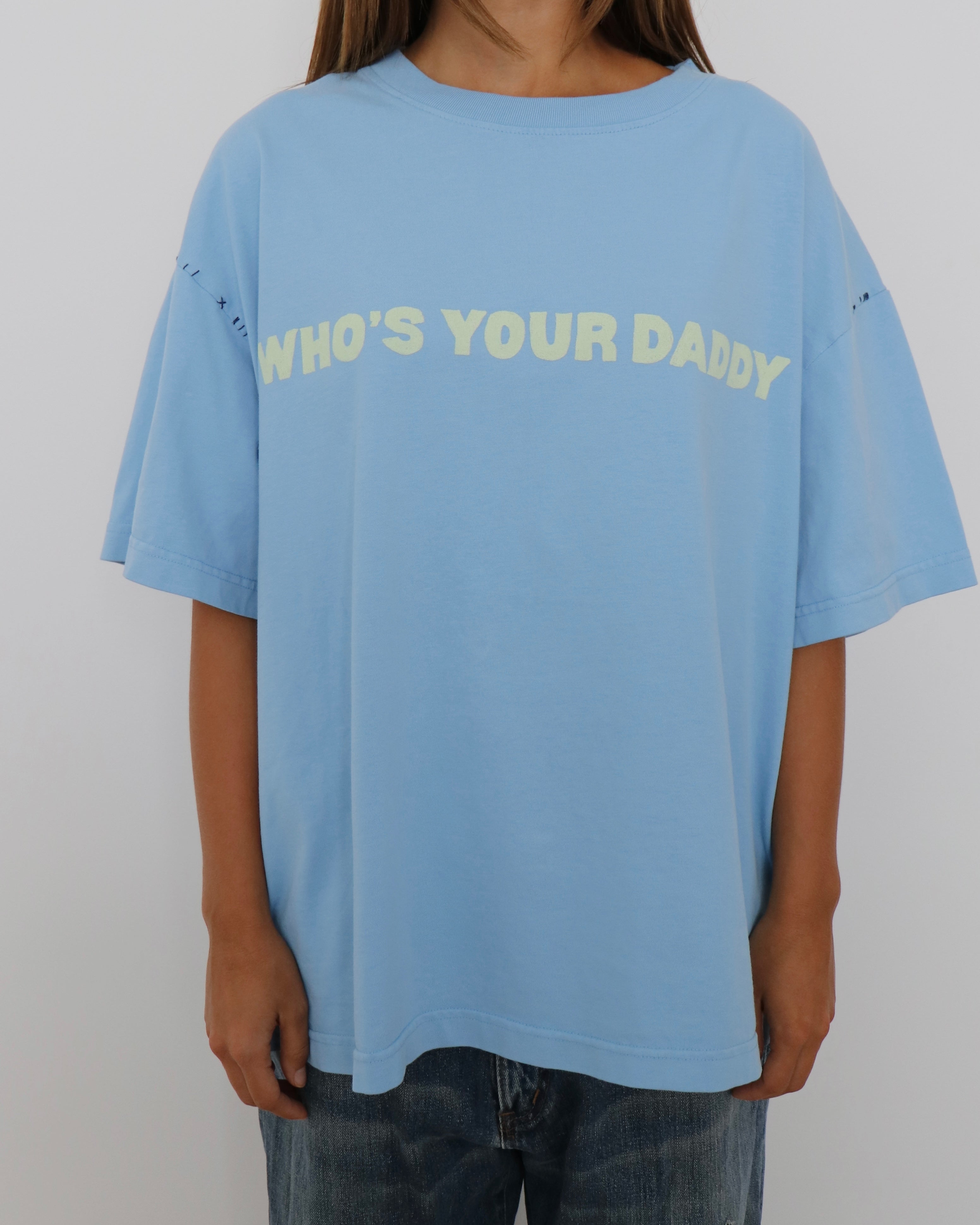 Who's Your Daddy Tee - Blue