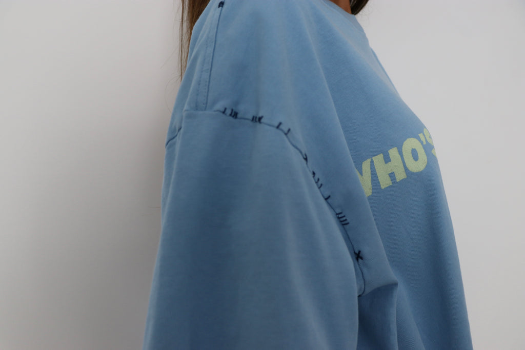 Who's Your Daddy Tee - Blue