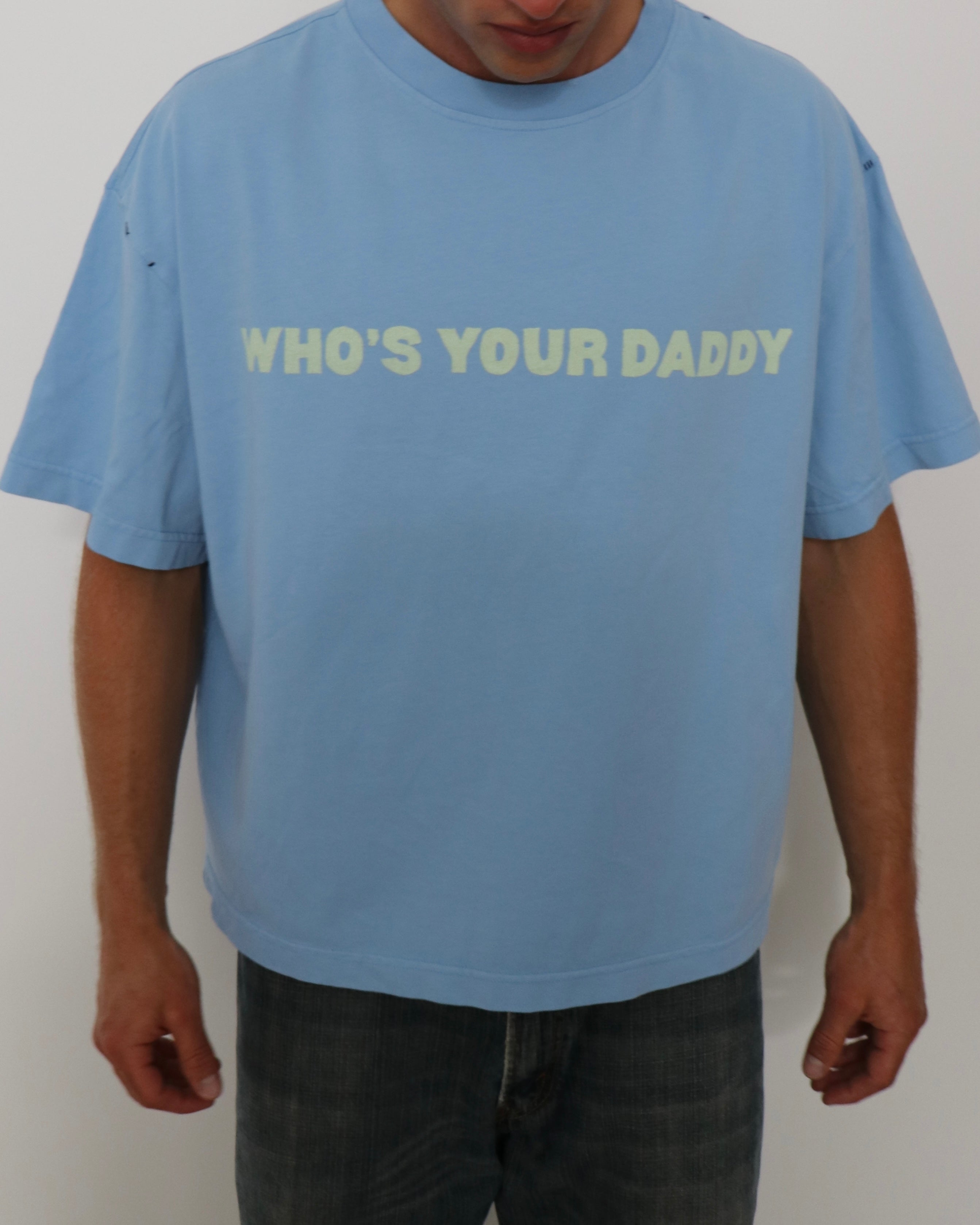 Who's Your Daddy Tee - Blue